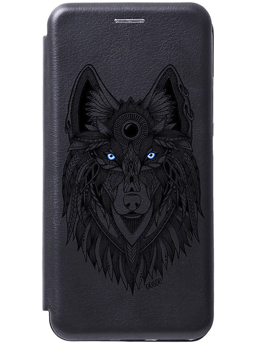 

Чехол-книжка на Infinix Hot 40i с рисунком "Grand Wolf" черный, Черный;голубой;желтый, 20011895