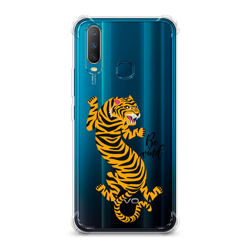 

Чехол Awog на Vivo Y12/Y17 "Tiger be wind", Разноцветный