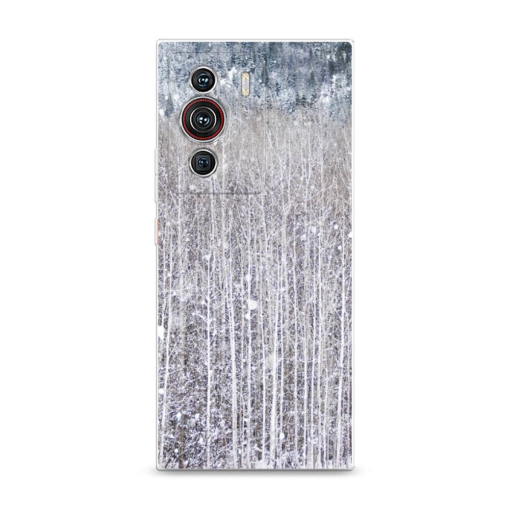 

Чехол на ZTE Nubia Z40 Pro "Снежный лес", Бежевый;серый;белый, 135850-5