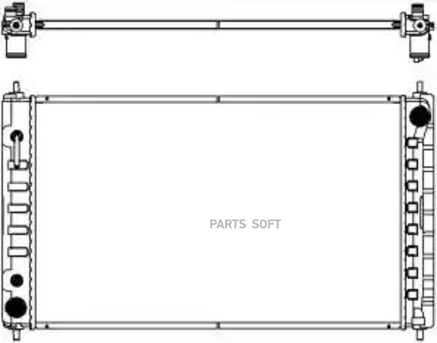 Радиатор Основной Sakura 33418501