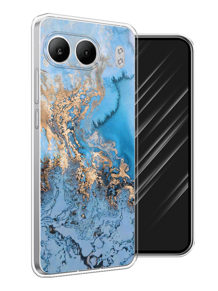 

Чехол Awog на OnePlus Nord 4 5G "Морозная лавина синяя", Серебристый, 155250-1