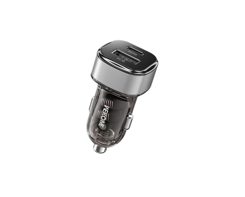 Автомобильное зарядное устройство Wekome Car Charger PD30W+QC3.0 WP-C45 Brown