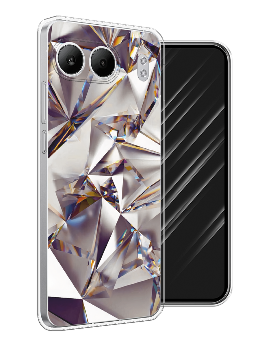 

Чехол Awog на OnePlus Nord 4 5G "Бриллианты", Серебристый;бежевый, 155250-1
