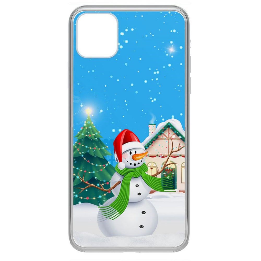 

Чехол-накладка Krutoff Clear Case Снеговик для iPhone 11 Pro Max