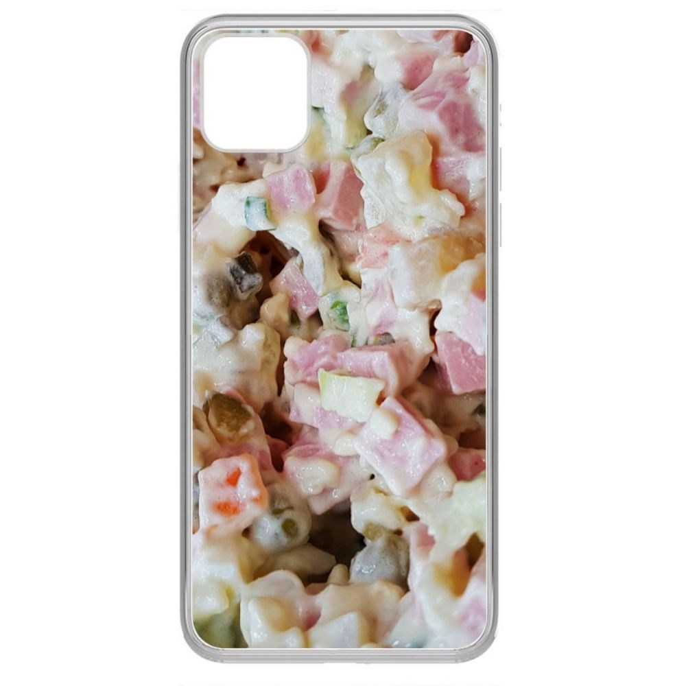 

Чехол-накладка Krutoff Clear Case Оливье для iPhone 11 Pro Max