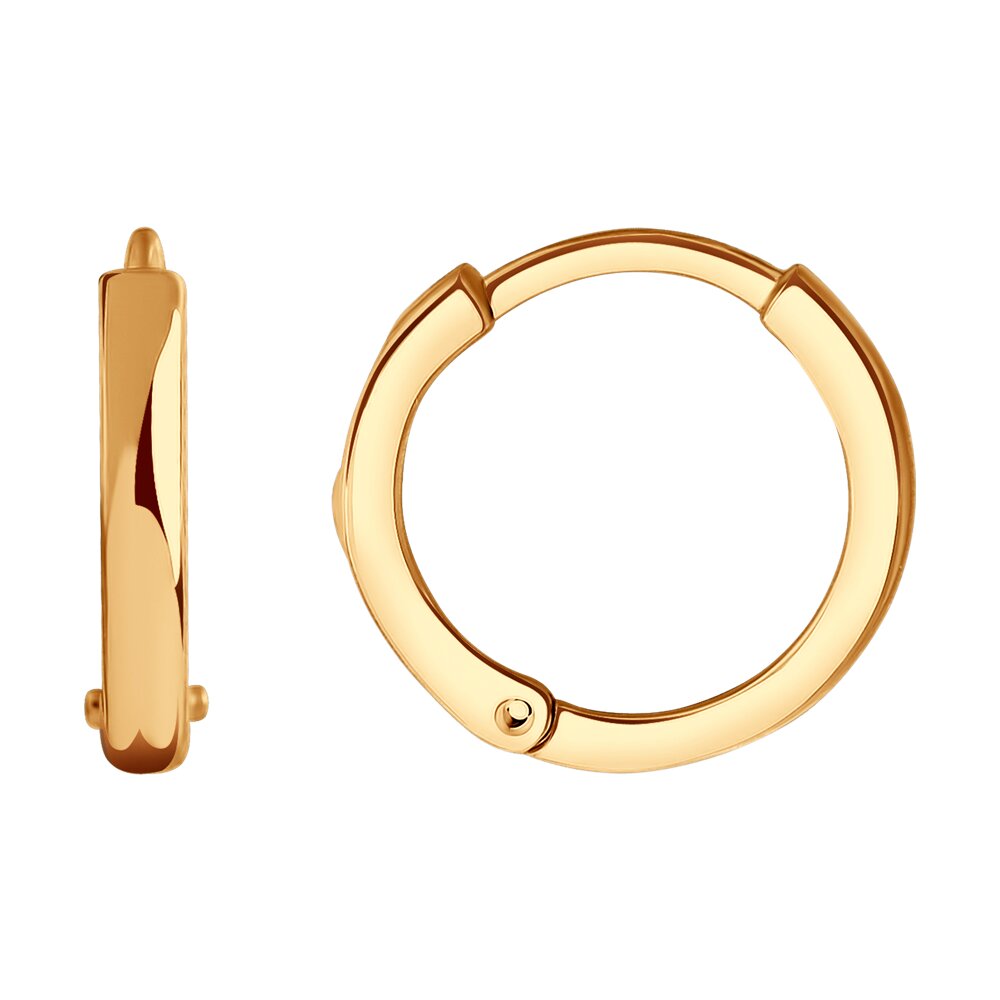 

Серьги конго из красного золота SOKOLOV 029874, 029874