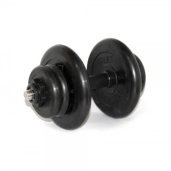 Разборная гантель MB Barbell MB-FdbM31 1 x 17 кг, черный