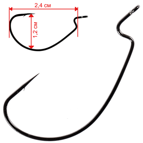 

Крючки Owner 5109 BC 4 (6шт.), Черный, Owner 5109 BC 4 (6шт.)