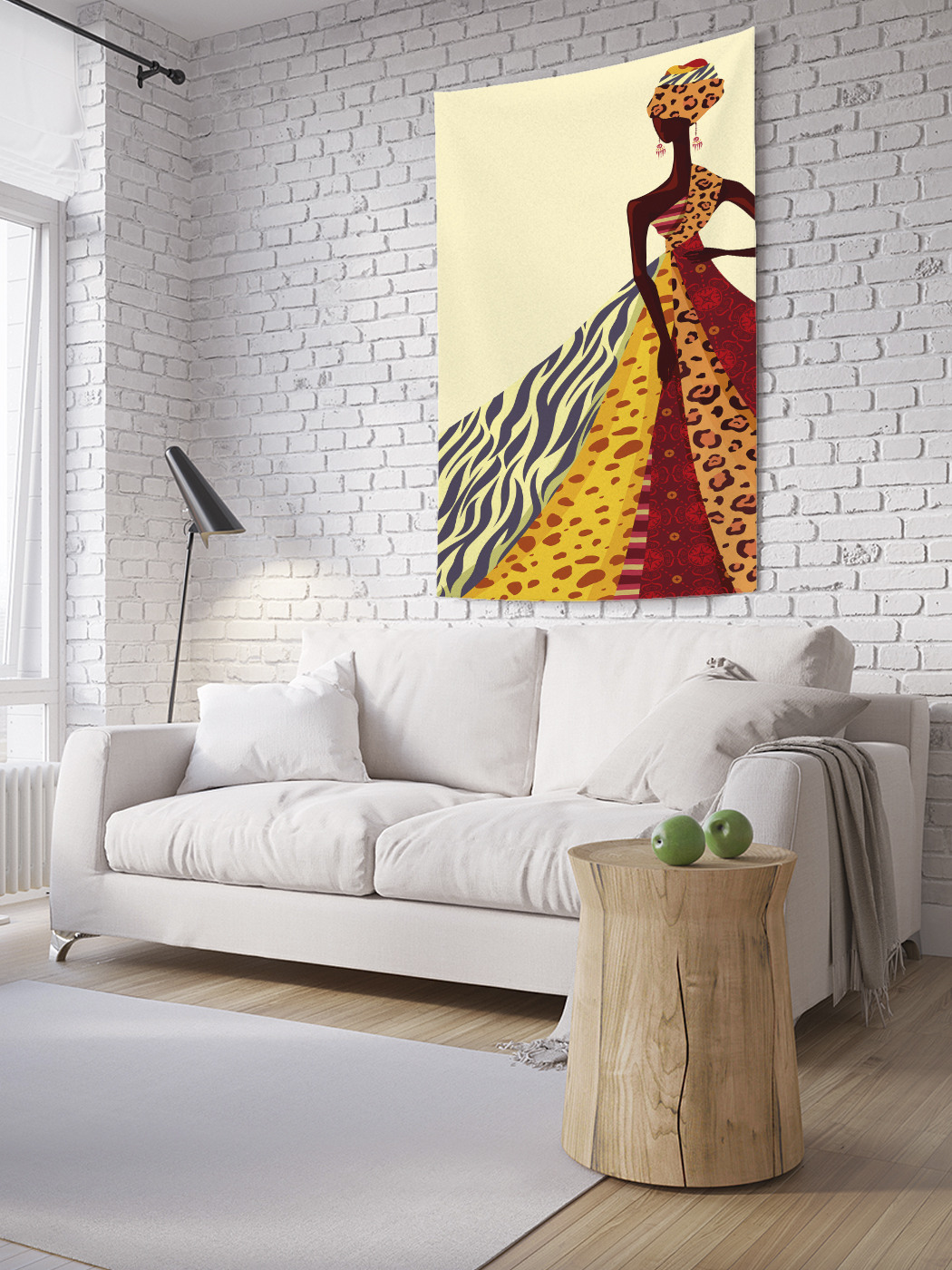

Вертикальное фотопанно на стену JoyArty Африканская женщина 150x200 см, Африканская женщина