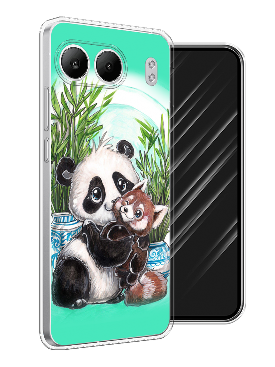 

Чехол Awog на OnePlus Nord 4 5G "Друзья зверята", Бирюзовый;белый;черный, 155250-1