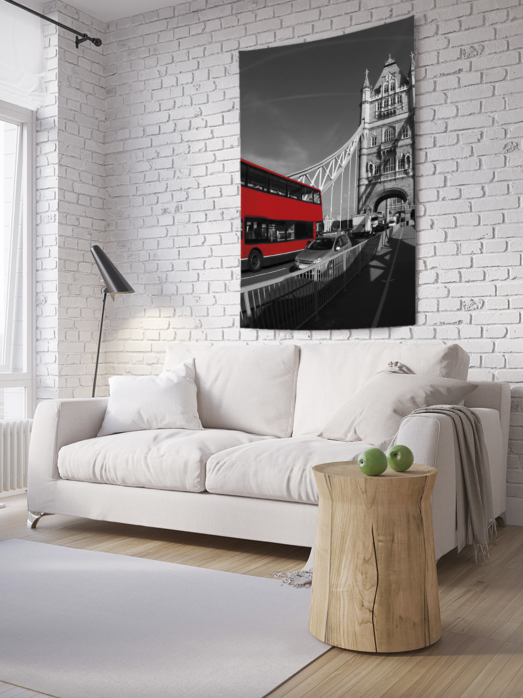 

Вертикальное фотопанно на стену JoyArty Автобусы Лондона 150x200 см, Автобусы Лондона