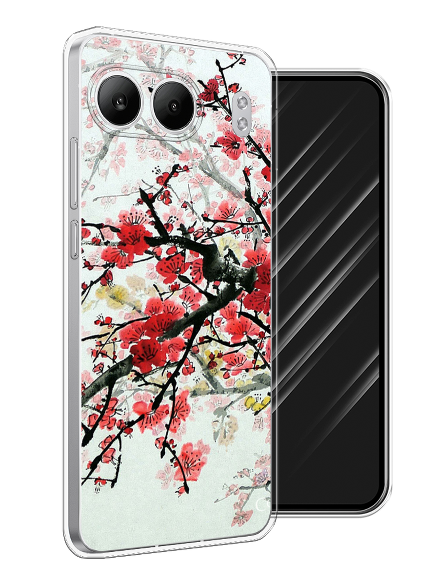 

Чехол Awog на OnePlus Nord 4 5G "Сакура", Розовый;черный, 155250-1