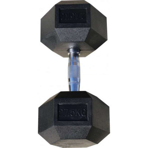 

Неразборная гантель обрезиненная ZSO 1 x 27,5 кг, черный, 1