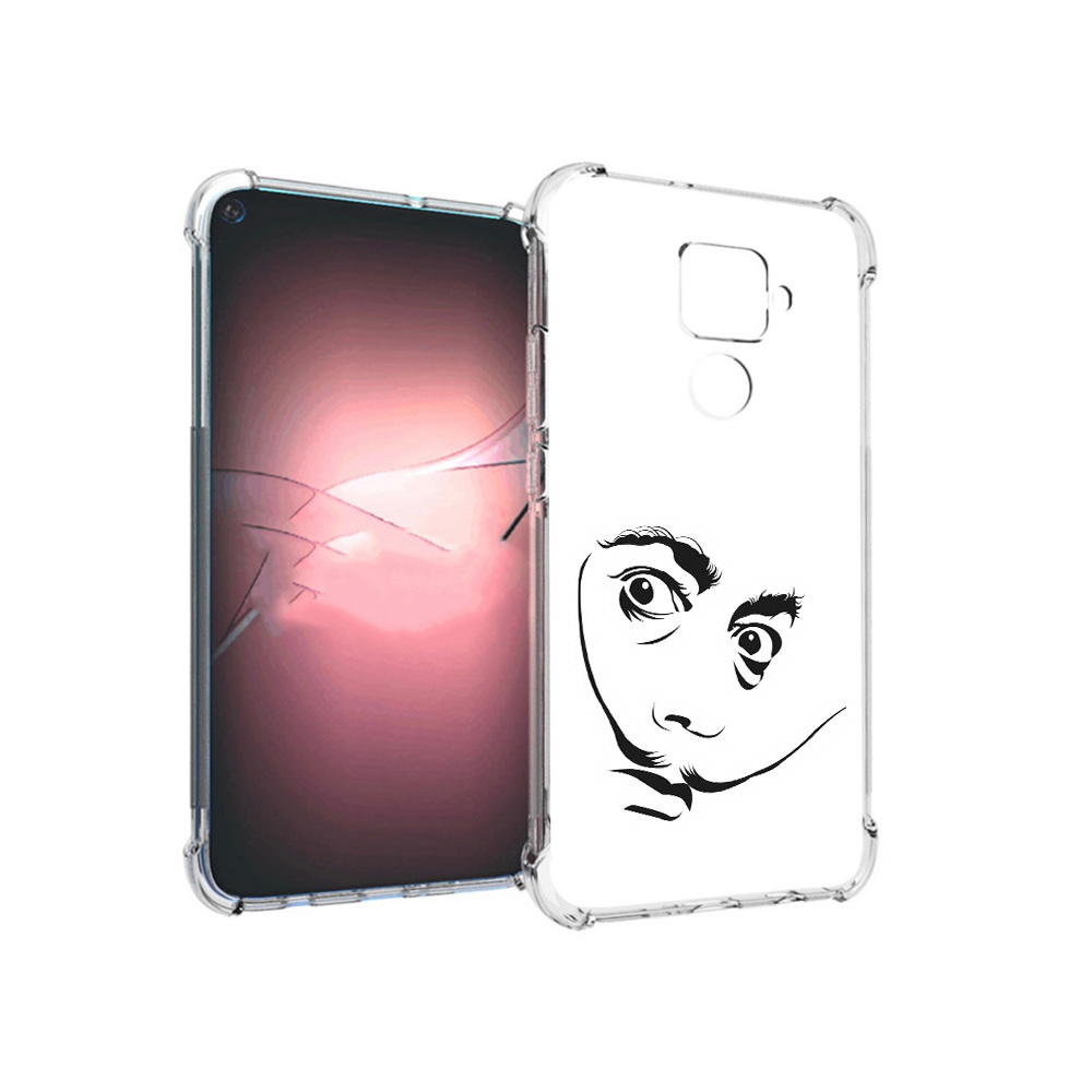 Чехол MyPads Tocco для Huawei Nova 5i Pro мужчина с длинными усами