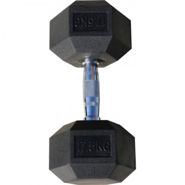 

Неразборная гантель обрезиненная ZSO 1 x 17,5 кг, черный, 1