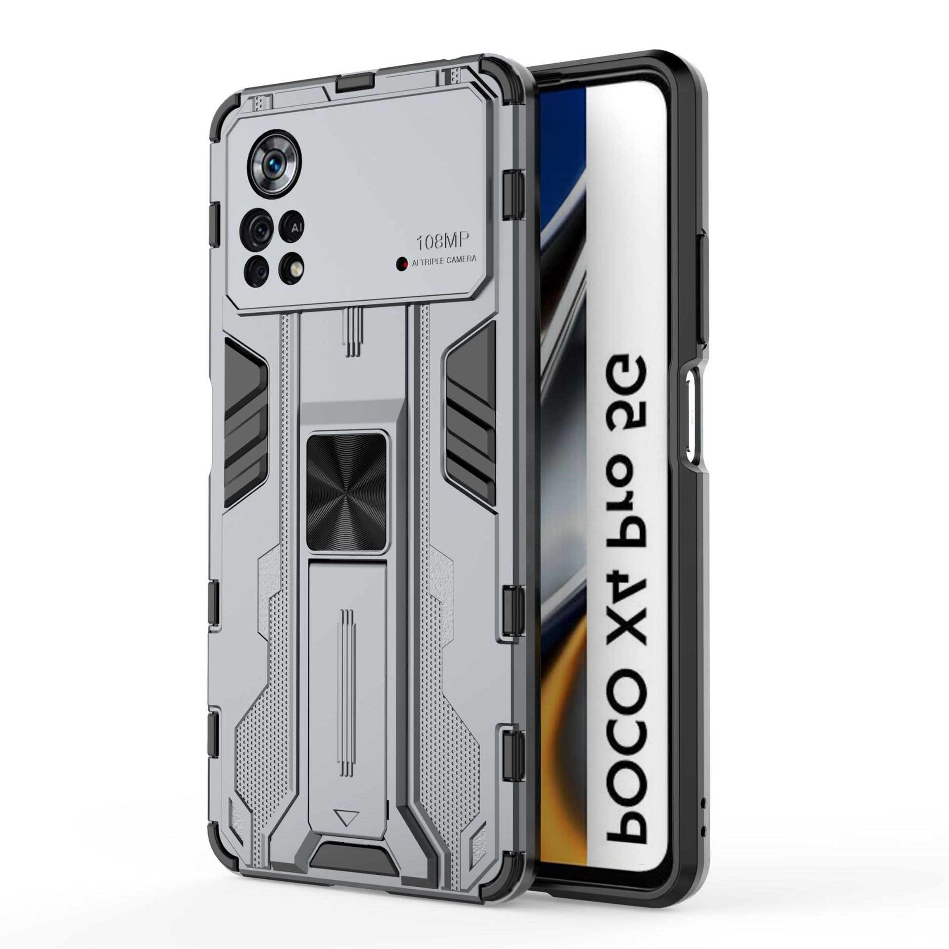 

Чехол MyPads для Poco Xiaomi X4 Pro 5G серый (227468)