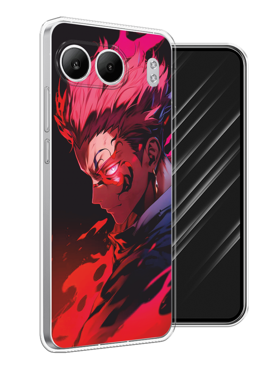 

Чехол Awog на OnePlus Nord 4 5G "Взгляд Сукуны", Розовый;красный;черный, 155250-1