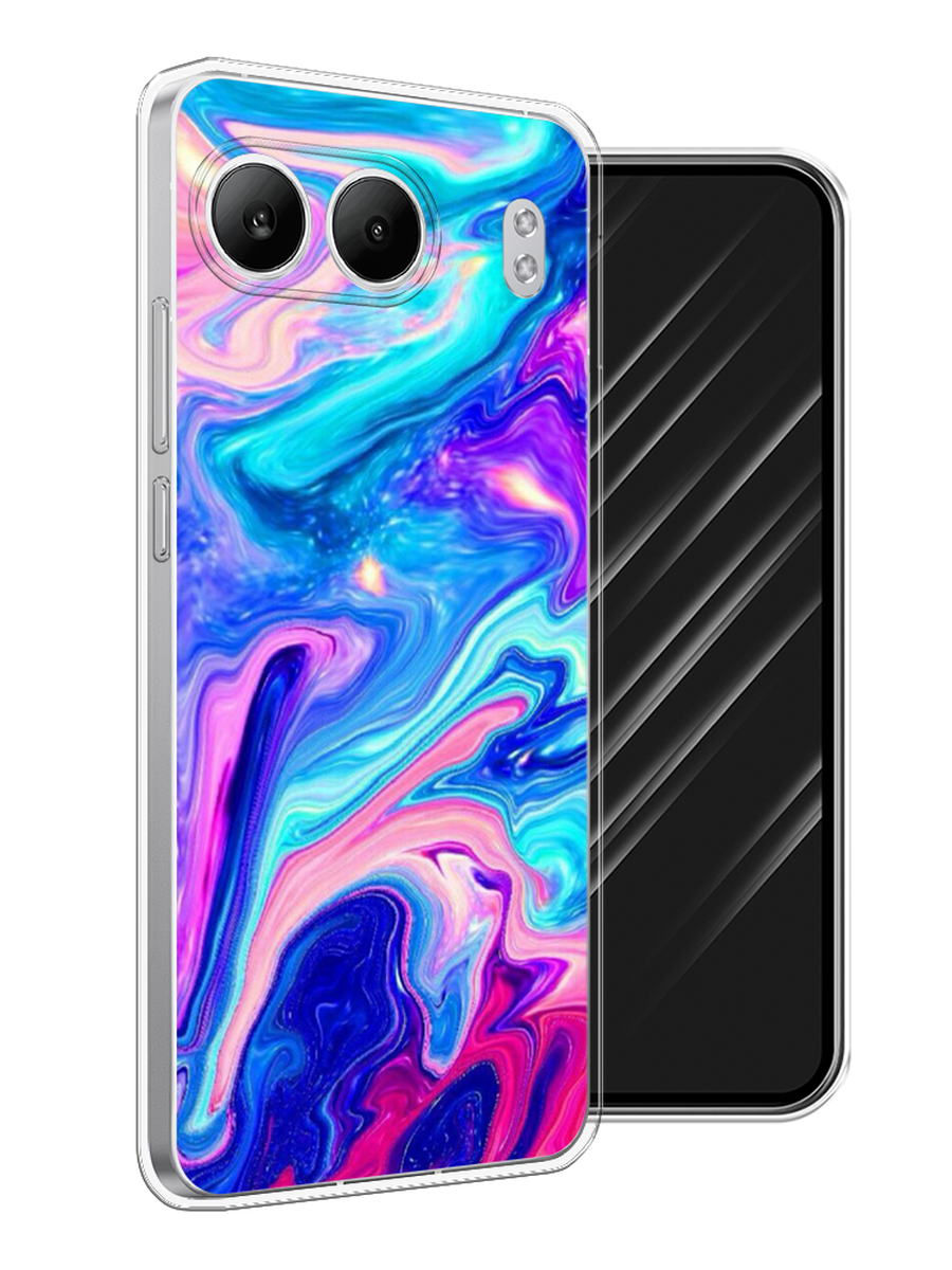 

Чехол Awog на OnePlus Nord 4 5G "Потеки краски", Розовый, 155250-1