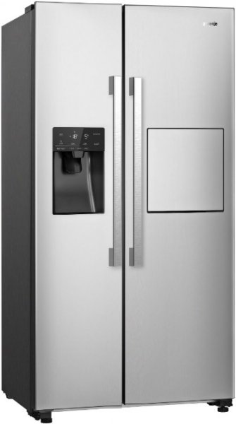 Холодильник Gorenje NRS9182VXB1 серебристый холодильник side by side midea mdrs791mie02