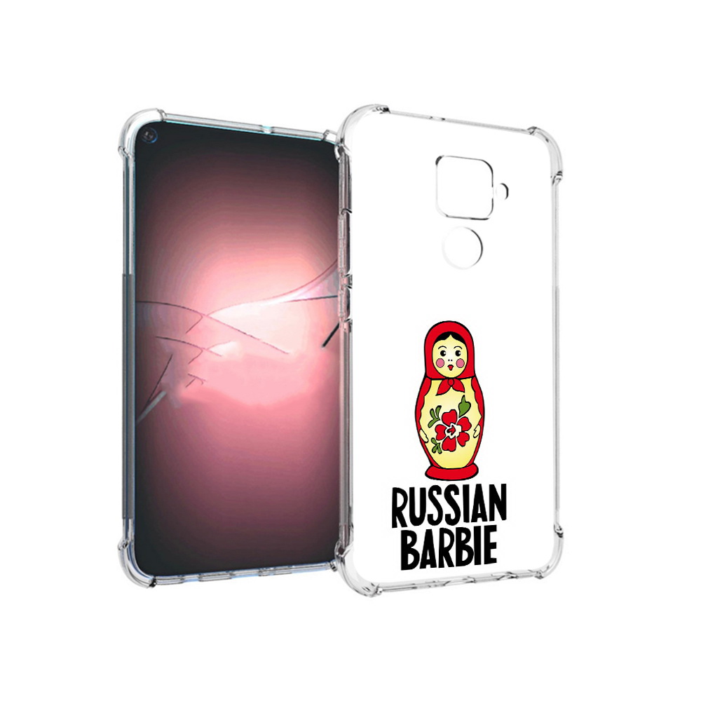 

Чехол MyPads Tocco для Huawei Nova 5i Pro матрешка, Прозрачный, Tocco