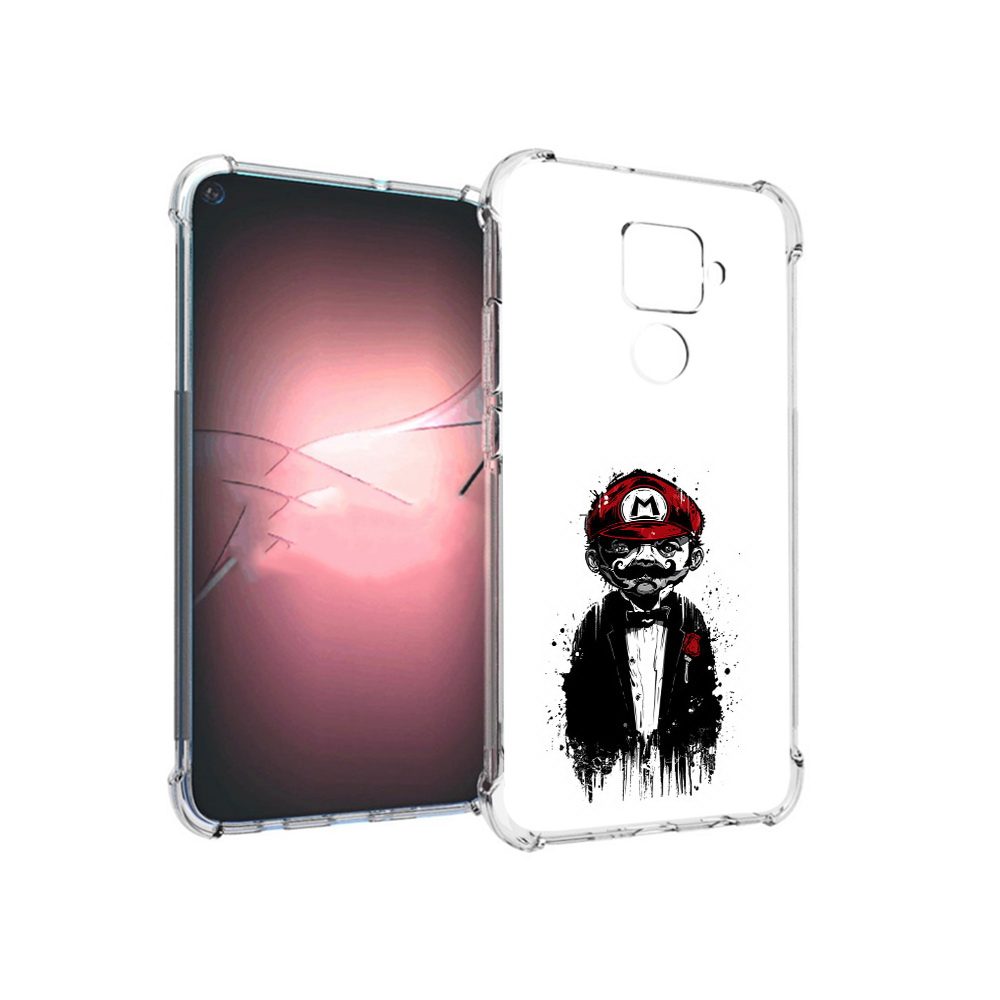 

Чехол MyPads Tocco для Huawei Nova 5i Pro марио, Прозрачный, Tocco