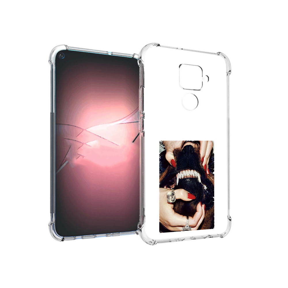 

Чехол MyPads Tocco для Huawei Nova 5i Pro маникюр, Прозрачный, Tocco