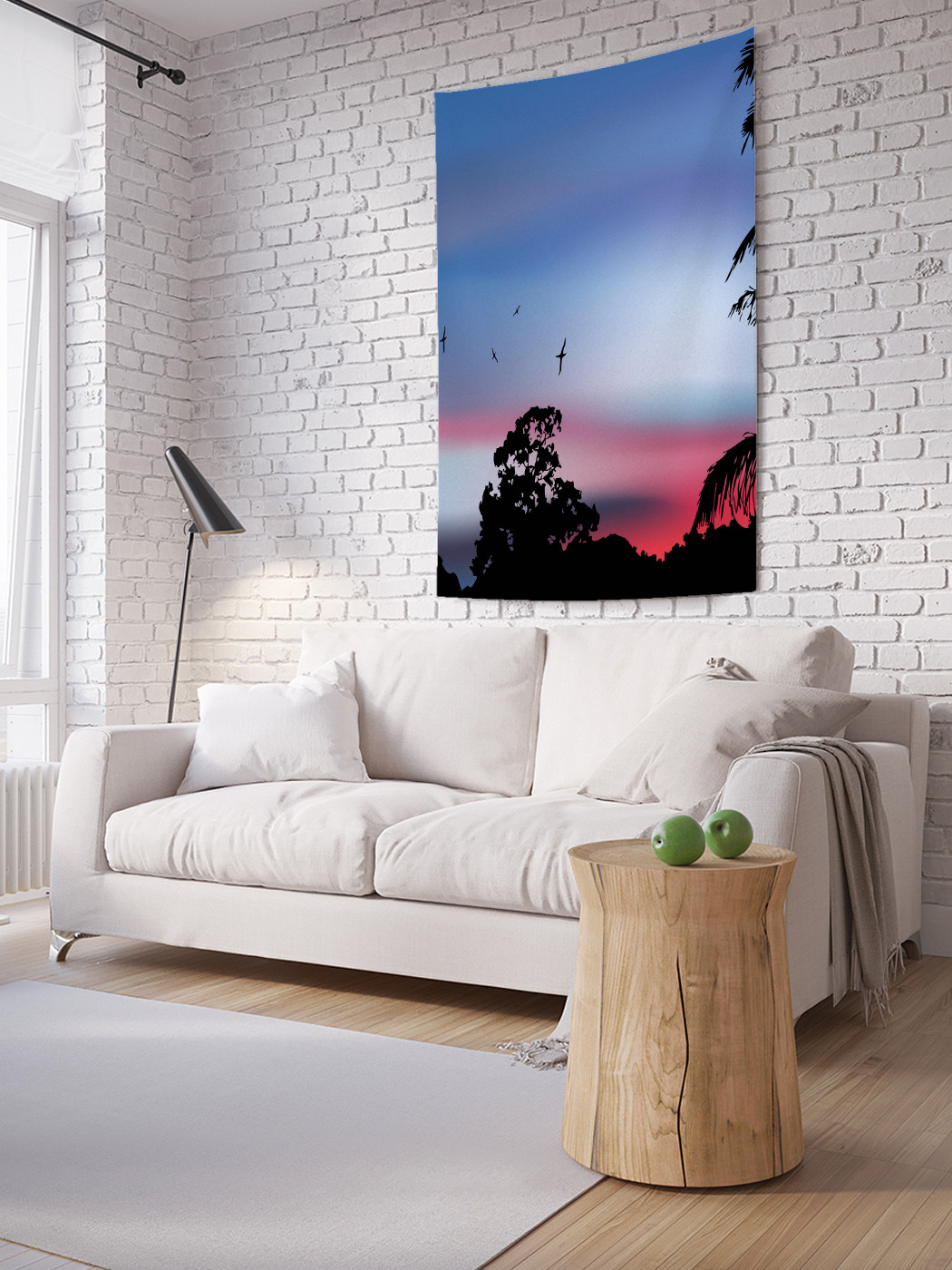 

Вертикальное фотопанно на стену JoyArty Поздний закат 150x200 см, Поздний закат