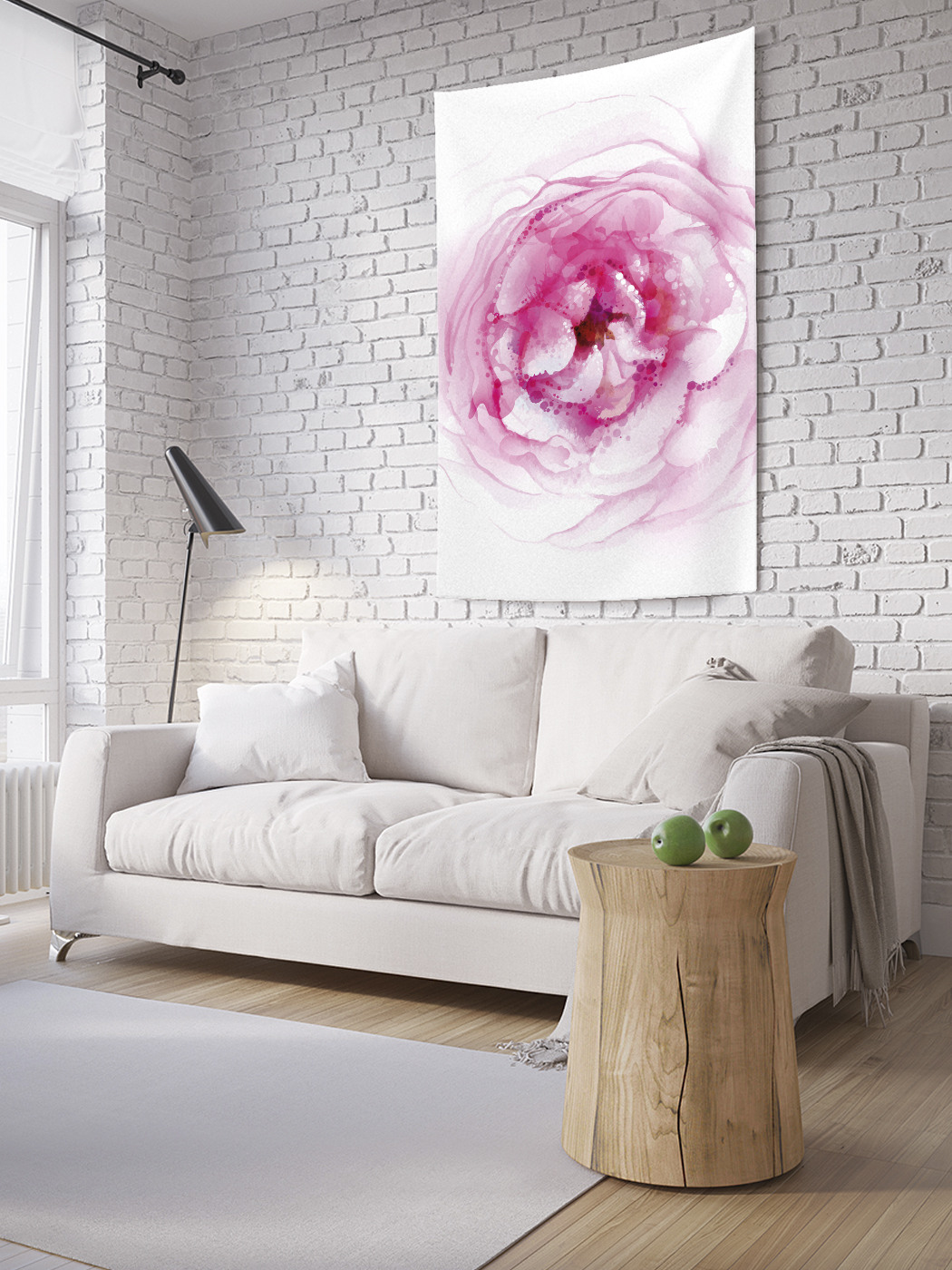 

Вертикальное фотопанно на стену JoyArty Нежный бутон розы 150x200 см, Нежный бутон розы