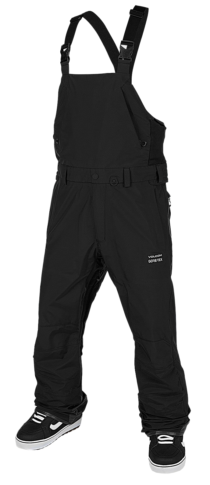 фото Брюки сноубордические volcom 2020-21 3l gore-tex bib overall black (us:m), 2020-21