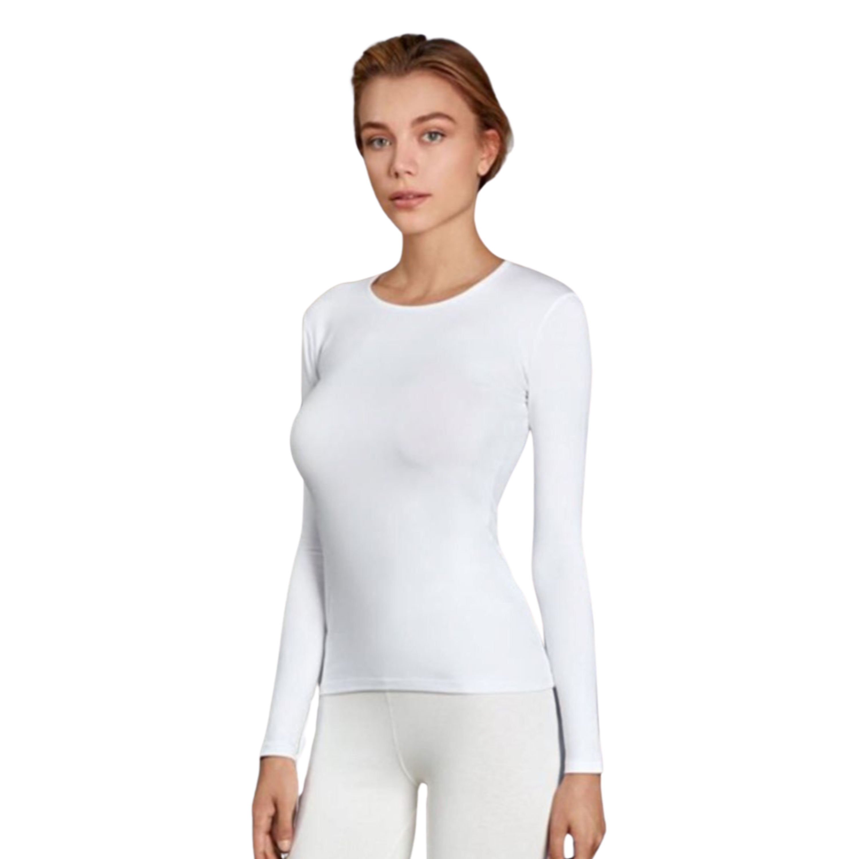 Женское термобелье лонгслив белый Doreanse Thermalwear 8575 XL