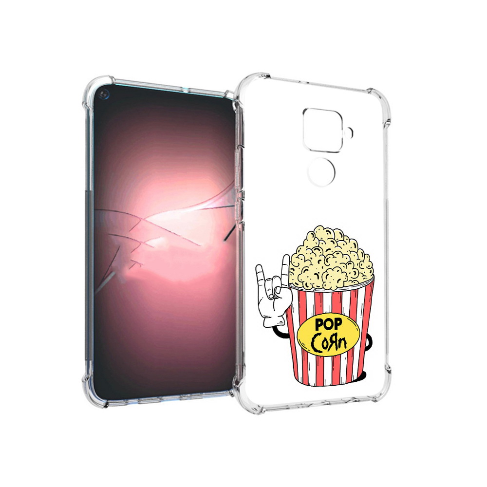 

Чехол MyPads Tocco для Huawei Nova 5i Pro крутой попкорн, Прозрачный, Tocco