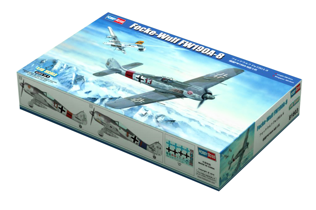 

Сборная модель HobbyBoss 1/18 Истребитель Focke Wulf Fw 190 A-8 81803