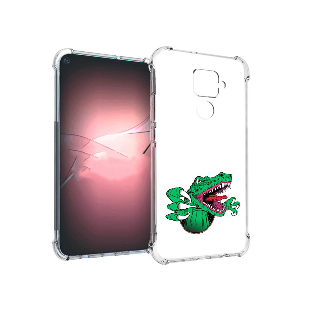 

Чехол MyPads Tocco для Huawei Nova 5i Pro крокодил, Прозрачный, Tocco
