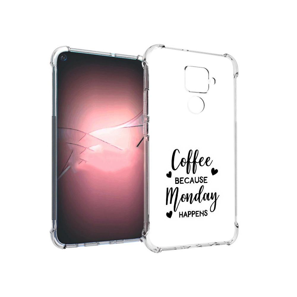

Чехол MyPads Tocco для Huawei Nova 5i Pro кофе и понедельник стал счастливым, Прозрачный, Tocco