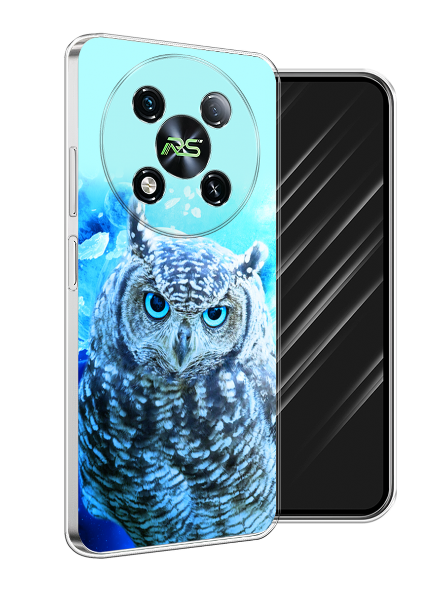 

Чехол Awog на Itel RS4 "Сова арт 7", Синий;голубой, 3202150-1