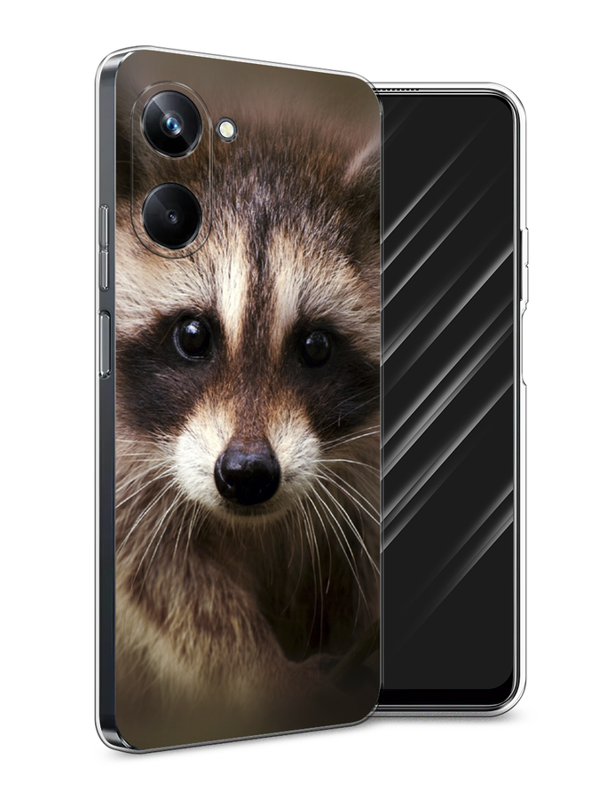 

Чехол Awog на Realme 10 Pro "Енот", Коричневый, 2512550-1