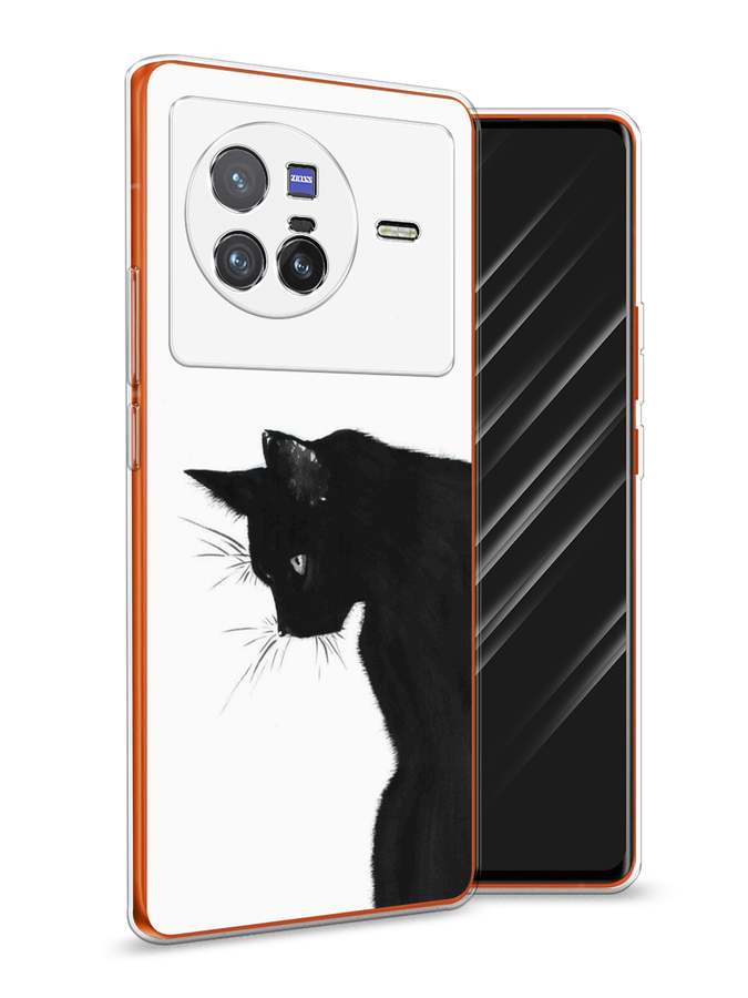 

Чехол Awog на Vivo X80 "Black cat", Разноцветный, 266550-1