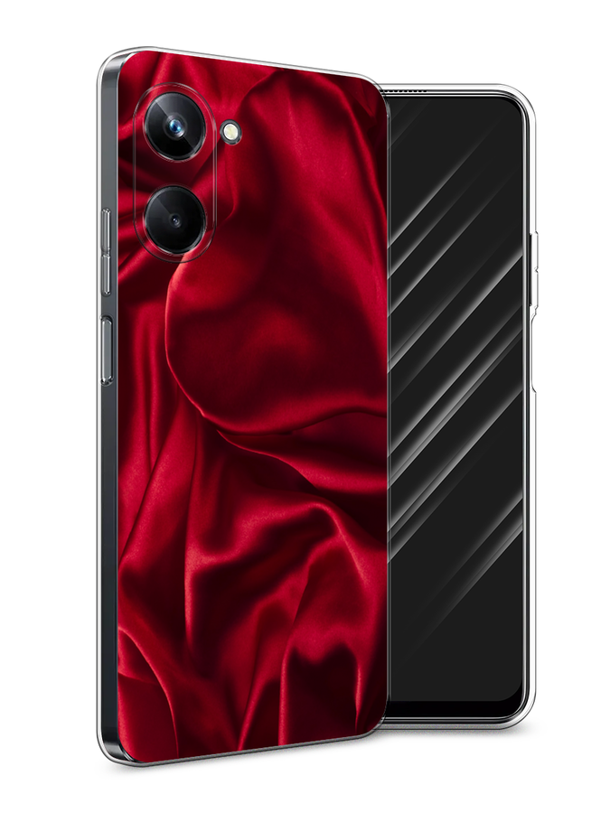

Чехол Awog на Realme 10 Pro "Текстура красный шелк", 2512550-3