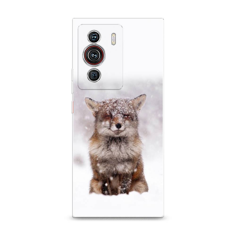 

Чехол на ZTE Nubia Z40 Pro "Зимняя лиса", Белый;серый;коричневый, 135850-1
