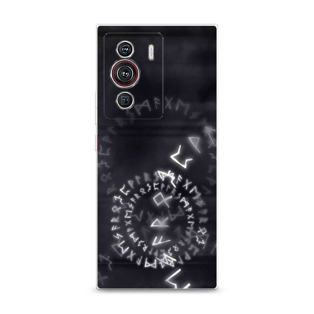 

Чехол на ZTE Nubia Z40 Pro "Руны", Серый;черный, 135850-3