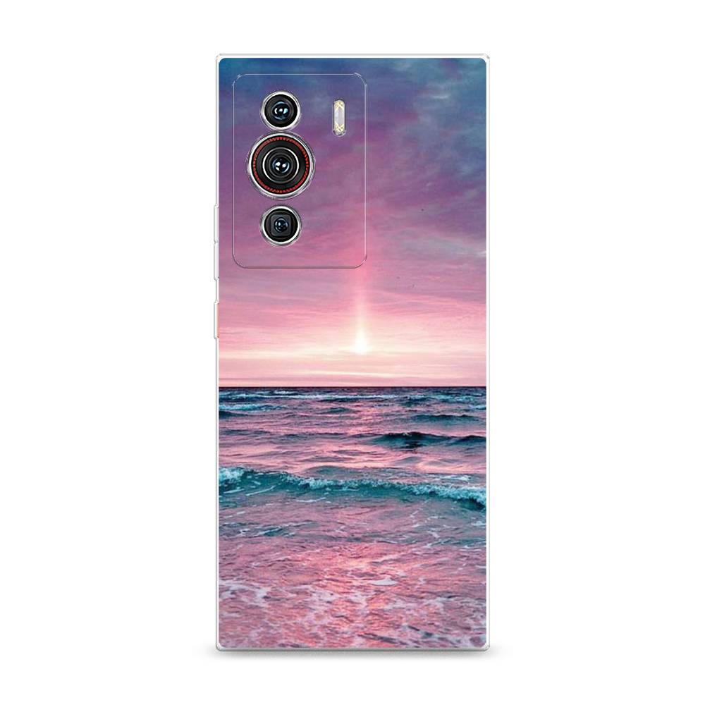 

Чехол на ZTE Nubia Z40 Pro "Восход 3", Розовый;голубой, 135850-2