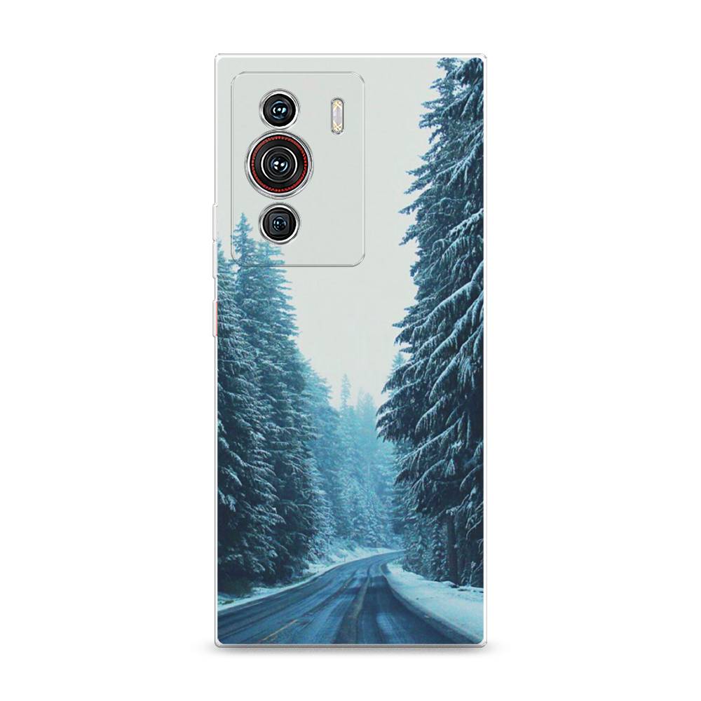 

Чехол на ZTE Nubia Z40 Pro "Зима 9", Бежевый;голубой;черный, 135850-2