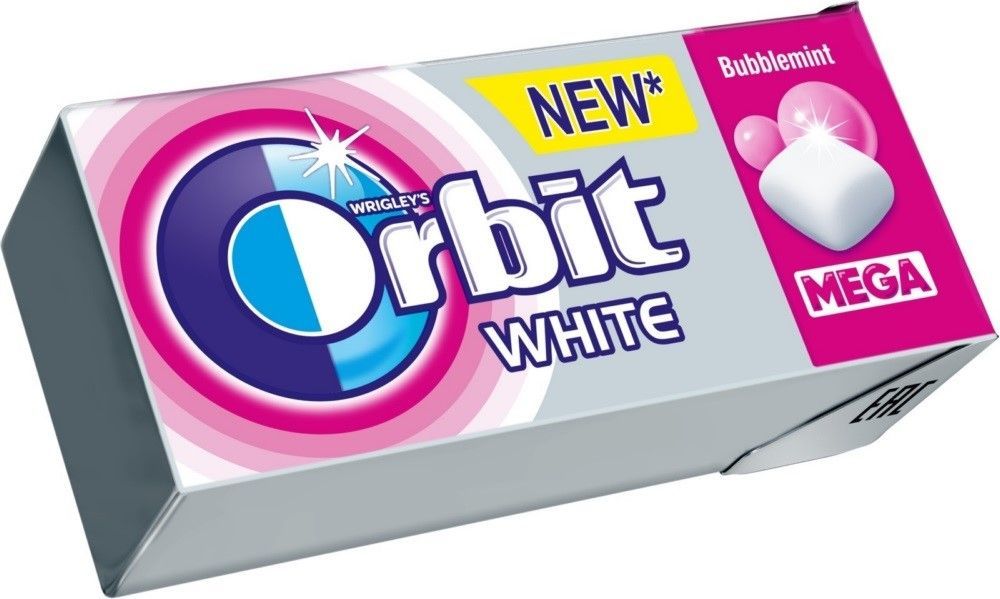 фото Жевательная резинка orbit mega bubblemint wrigley's