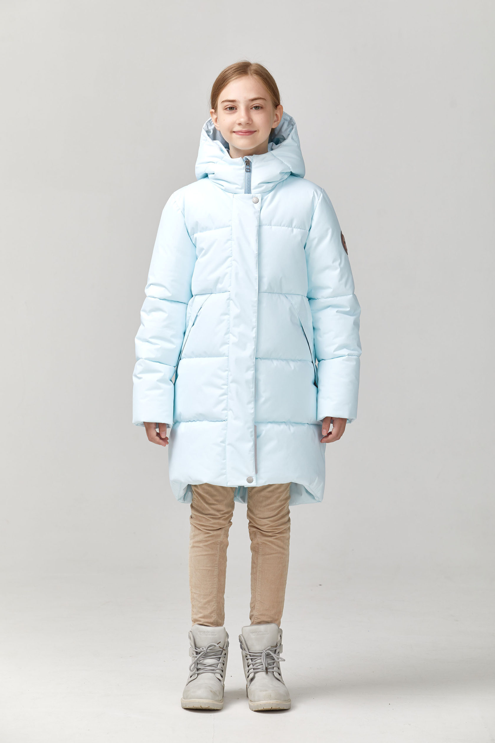 Пальто детское BRINCO FW2022091-И голубой, 176