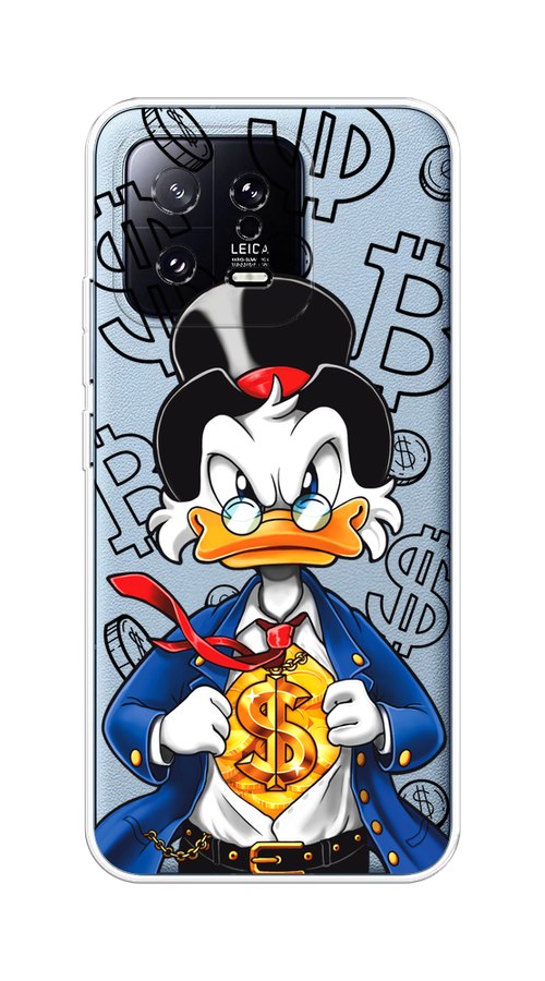 

Чехол на Xiaomi 13 5G "Scrooge Goldman", Черный;белый;синий, 317250-1