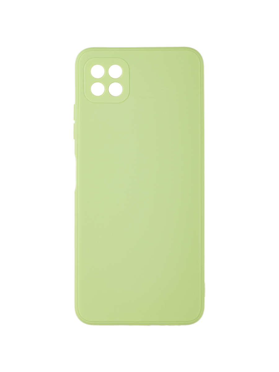 фото Чехол для samsung galaxy a22s 5g (a226) с защитой камеры, с подкладкой, оливковый zibelino