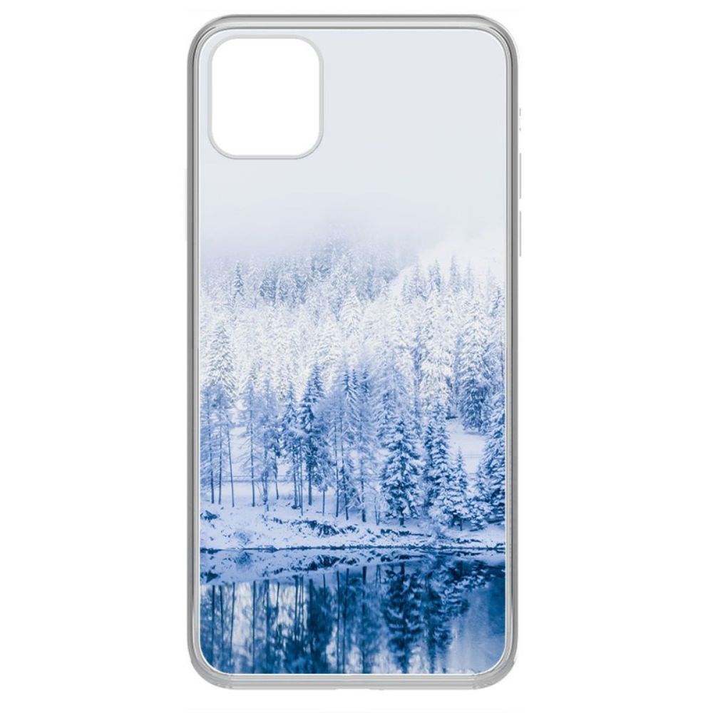 фото Чехол-накладка krutoff clear case зимняя река для iphone 11 pro max