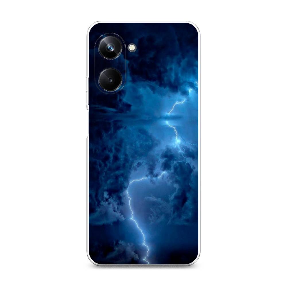 

Чехол Awog на Realme 10 Pro "Молния", Синий, 2512550-4