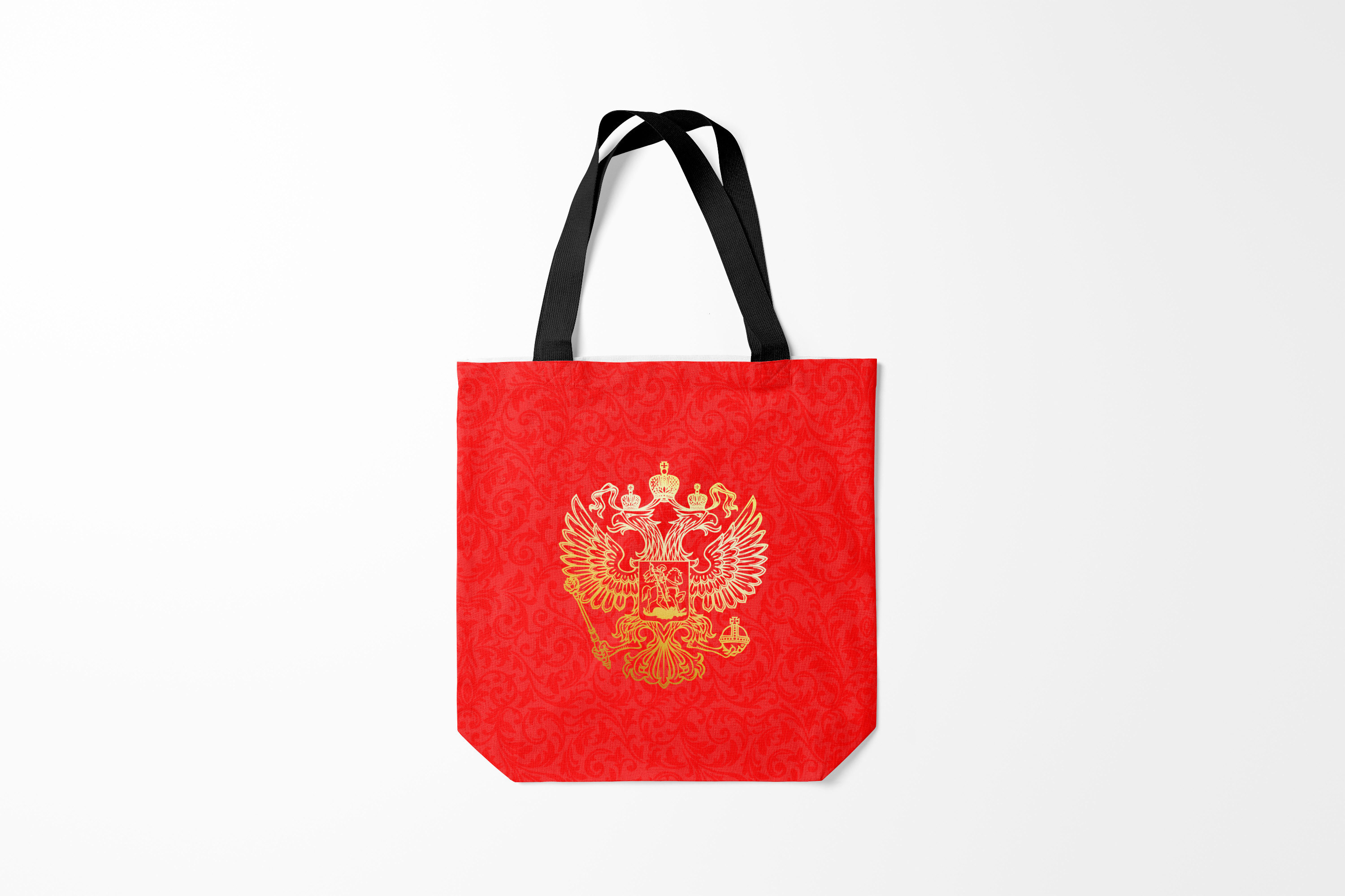 

Сумка шoппер унисекс Burnettie Я Русский Герб, красный, Я Русский Герб