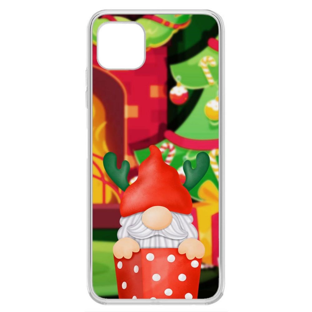 

Чехол-накладка Krutoff Clear Case Гном для Samsung Galaxy A22s (A226)